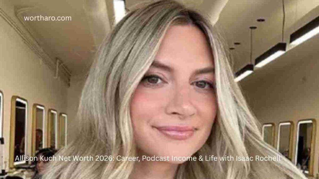 Allison Kuch smiling during a podcast appearance – Allison Kuch Net Worth 2026