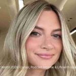 Allison Kuch smiling during a podcast appearance – Allison Kuch Net Worth 2026