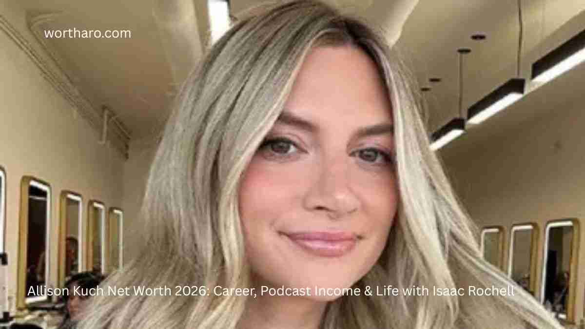 Allison Kuch smiling during a podcast appearance – Allison Kuch Net Worth 2026