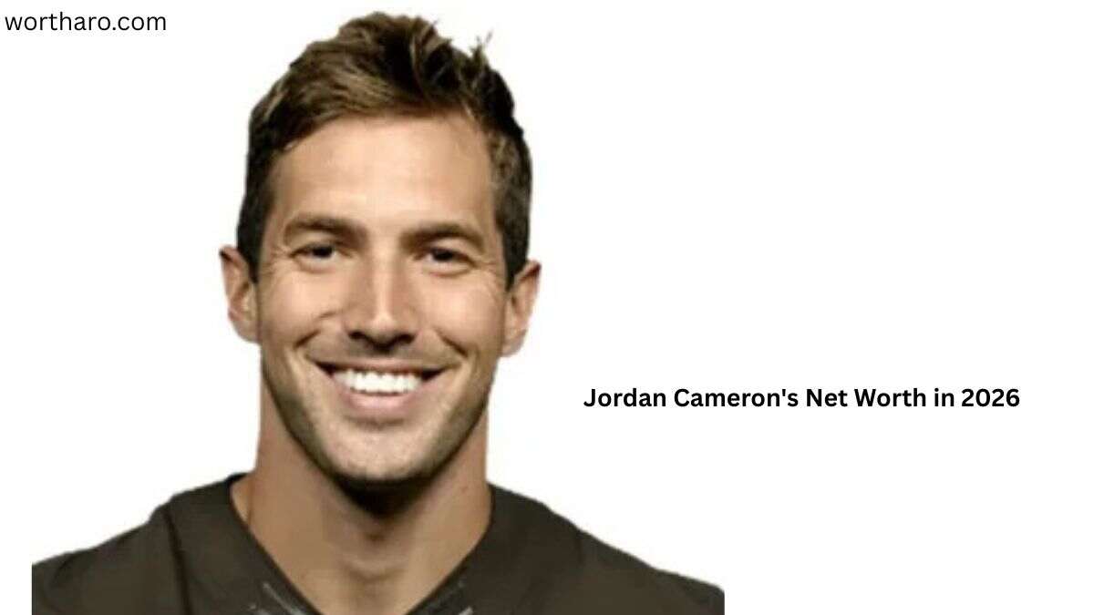 Portrait of former NFL tight end Jordan Cameron smiling, featured in an article about Jordan Cameron Net Worth in 2026, career earnings, and financial success.