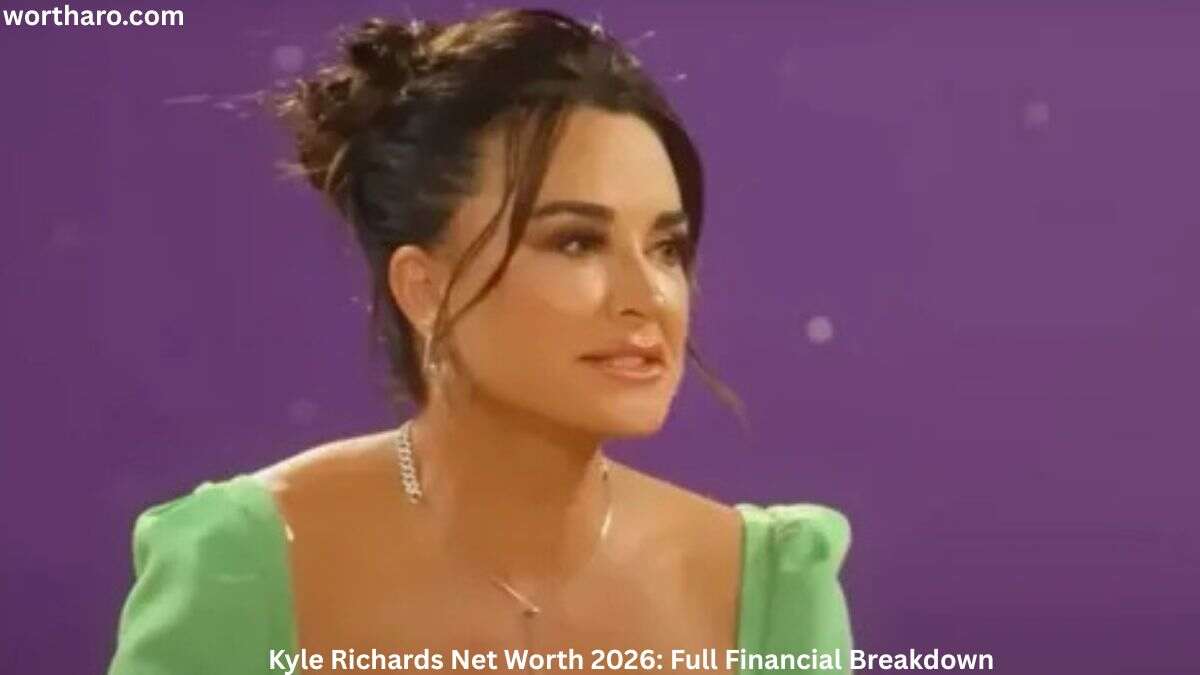 Kyle Richards Net Worth – Kyle Richards appearing at a television event in a green dress.