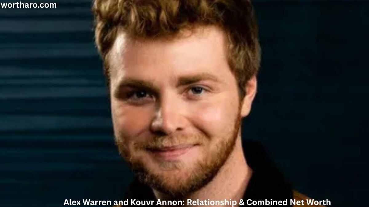 Portrait of Alex Warren highlighting his relationship with Kouvr Annon and their combined net worth in 2026.