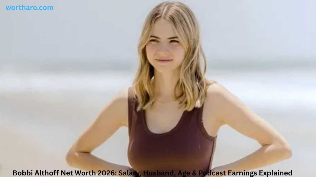 Bobbi Althoff smiling in a swimsuit | Bobbi Althoff Net Worth