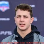 Brock Purdy Net Worth 2026 — 49ers quarterback Brock Purdy at a media event