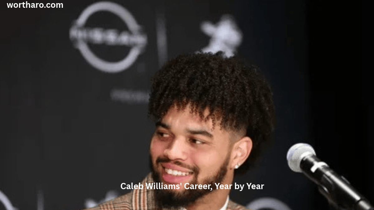 Caleb Williams Net Worth 2026 – NFL Career Press Conference