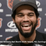 Caleb Williams Net Worth 2026 – NFL Quarterback at Press Conference