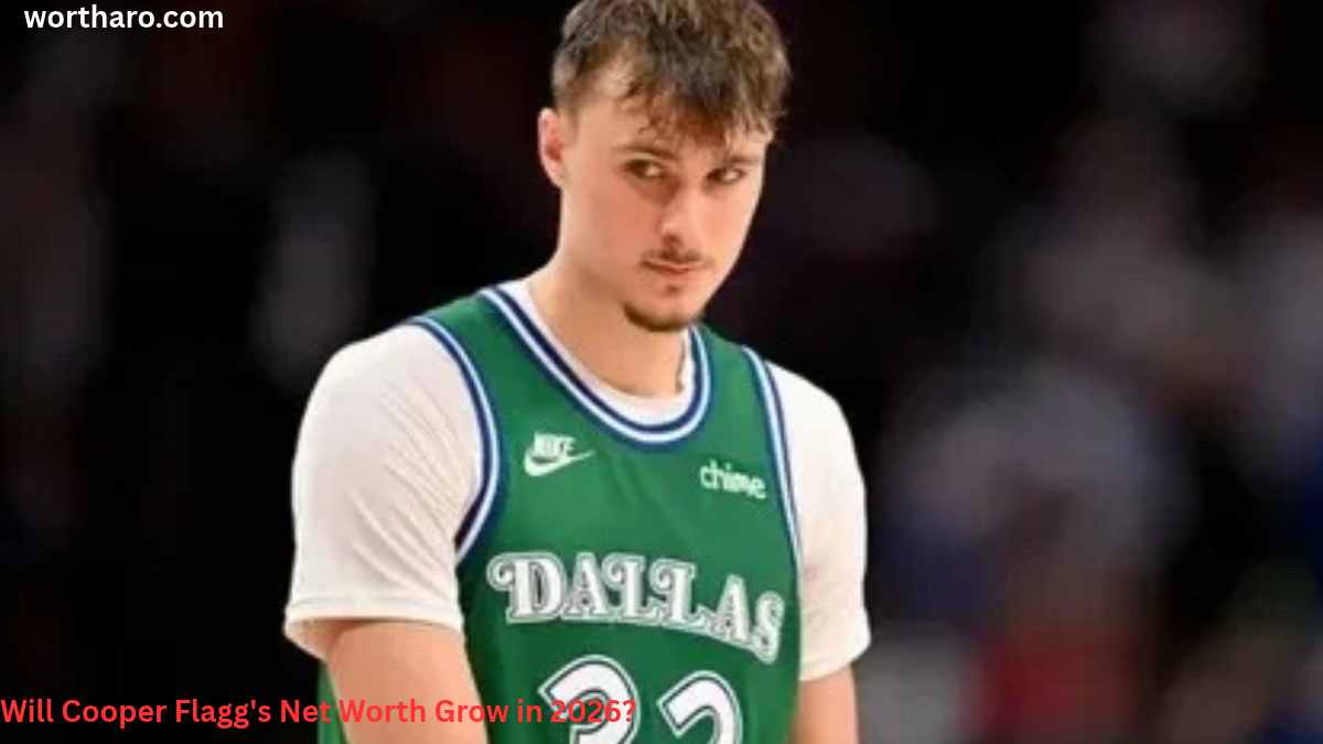 Cooper Flagg Net Worth 2026 – Dallas Mavericks player in green jersey