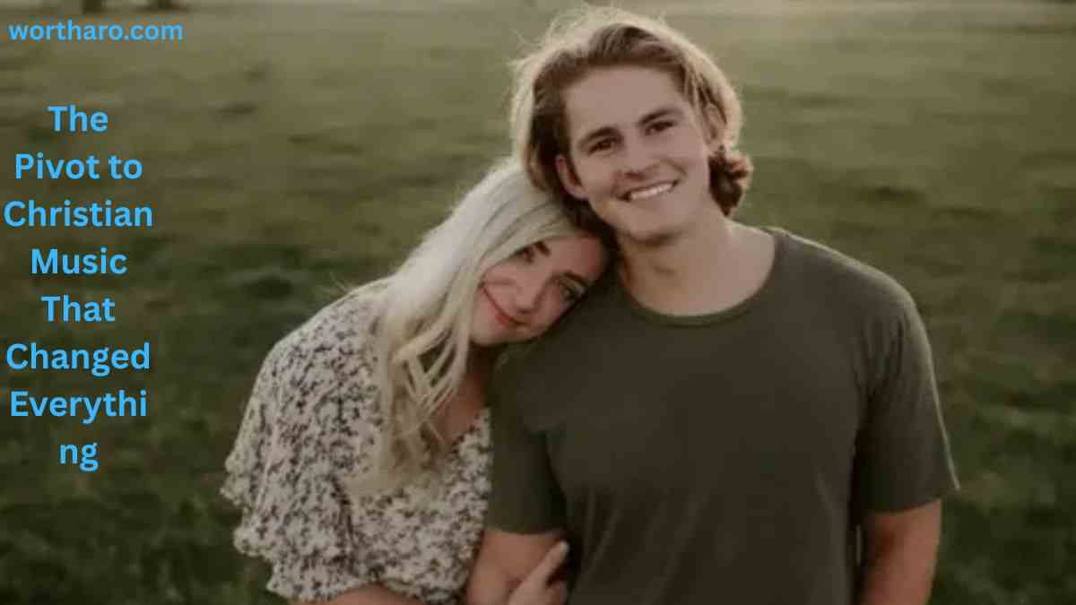 Forrest Frank Net Worth with his wife in a field