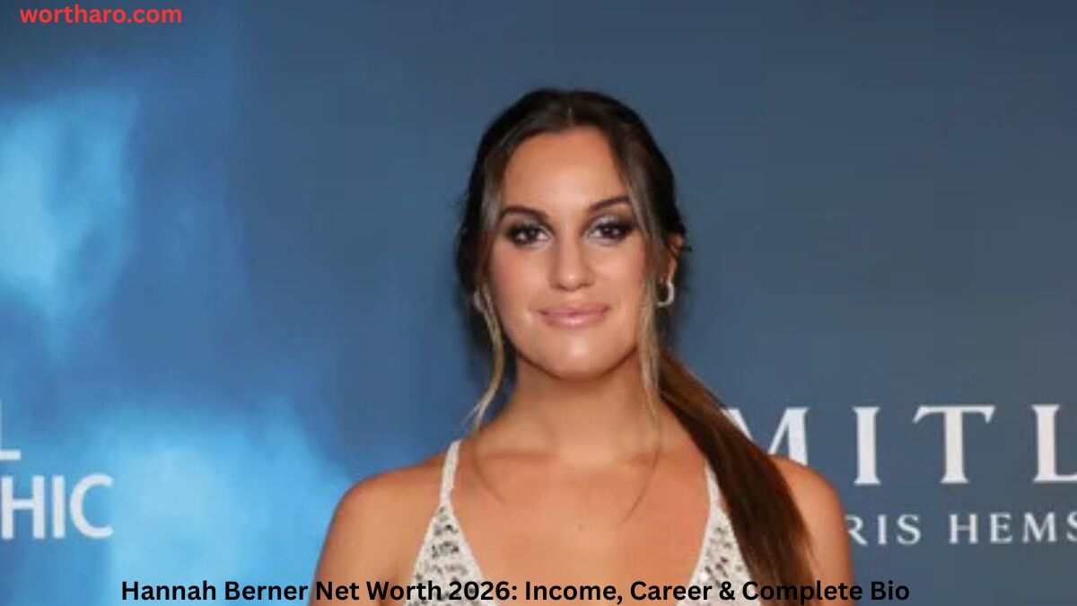 Hannah Berner Net Worth 2026 – Hannah Berner posing at a red carpet event in a white dress.