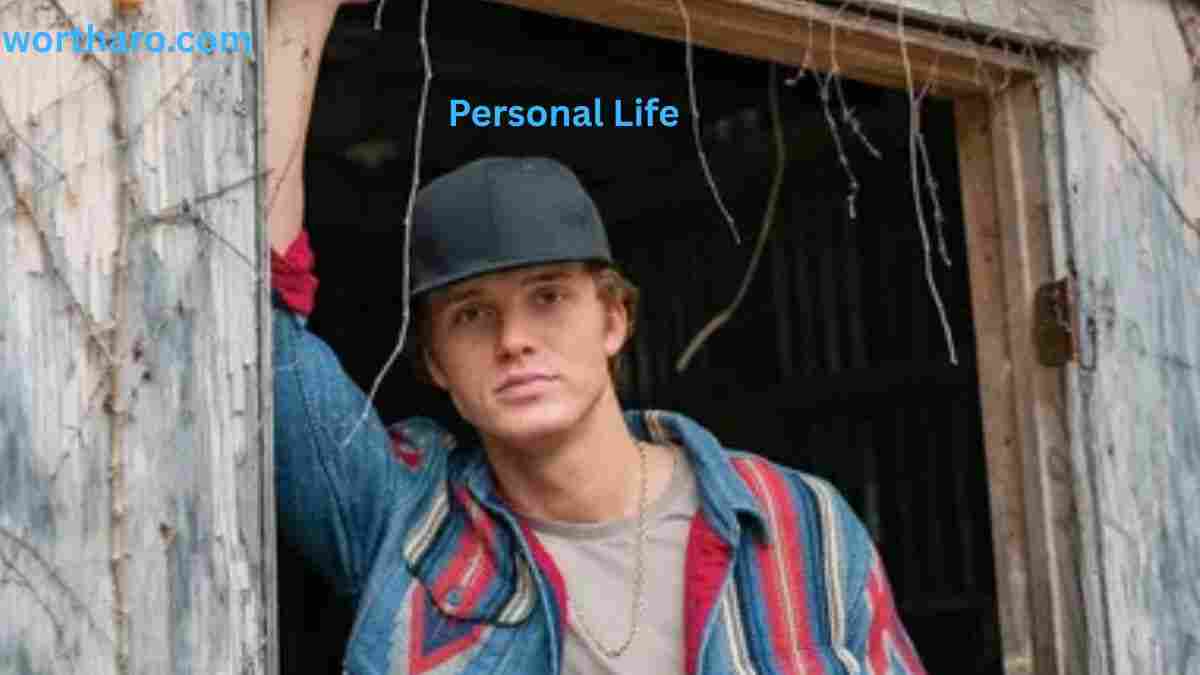 Parker McCollum posing in a doorway while highlighting his personal life