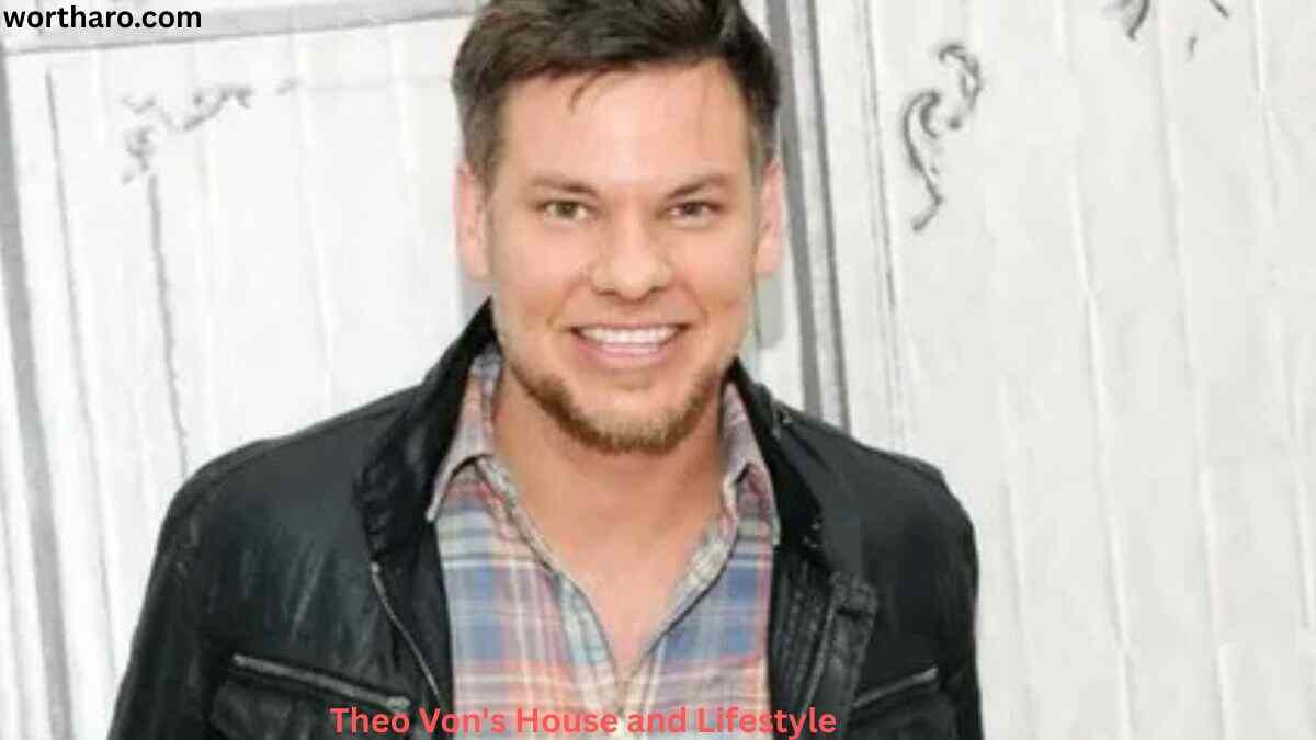 Theo Von smiling during a public appearance while highlighting his home, lifestyle, and Theo Von Net Worth.