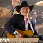 Zach Top performing live on stage with guitar at the ACM Awards – Zach Top Net Worth
