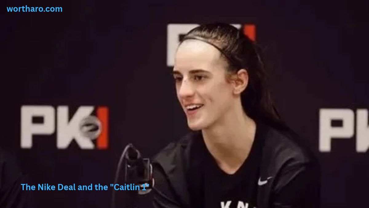 Caitlin Clark speaking at a press conference | Caitlin Clark Net Worth